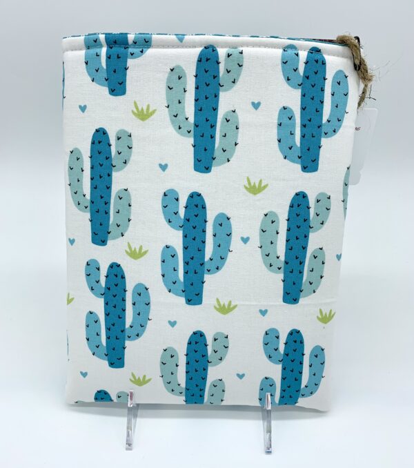 Blue Cactus Book Sleeve