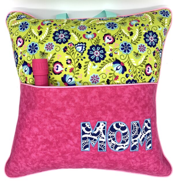 Blue Floral MOM Journey Pillow®