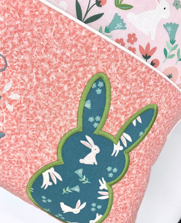 Floral Bunny Journey Pillow® - Image 2