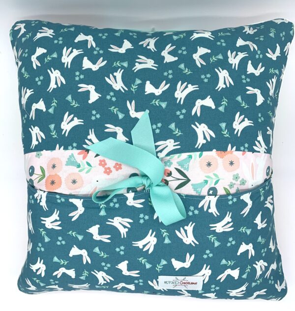 Floral Bunny Journey Pillow® - Image 4