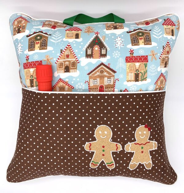 Gingerbread Christmas Journey Pillow®