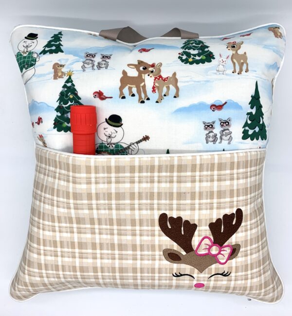 Rudolph & Clarice Christmas Journey Pillow®