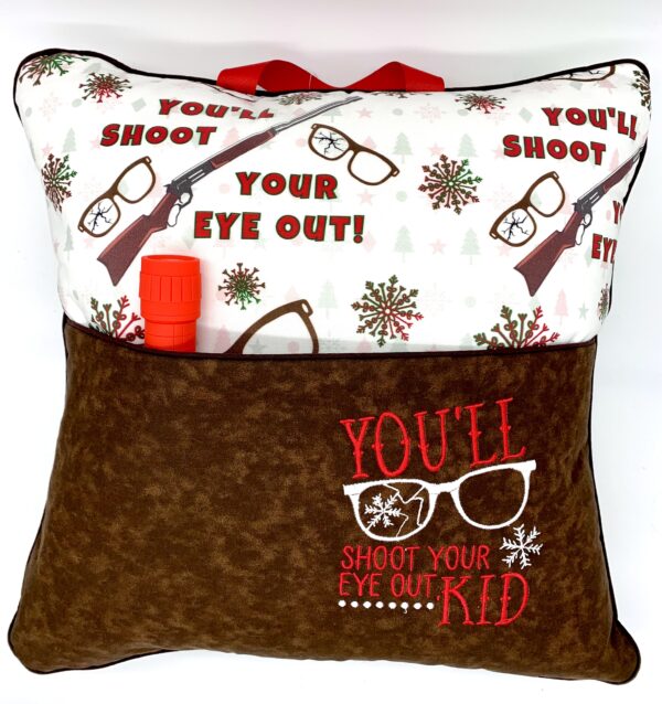 Shoot your Eye Out Journey Pillow®